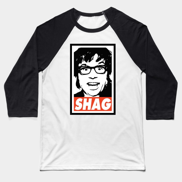 SHAG Baseball T-Shirt by Nerd_art